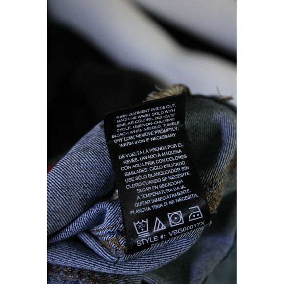 Curve Appeal Womens Button Up Collared Denim Jean Jacket Blue Size Small - Picture 5 of 6